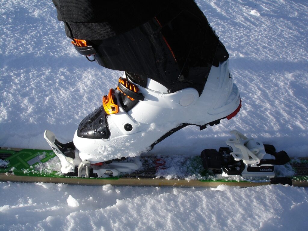 équipement et chaussures de ski

